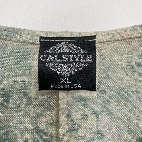 Cal Style Women’s XL Colorful Boho Style Shirt Fairycore Fairy AB Rhinestone