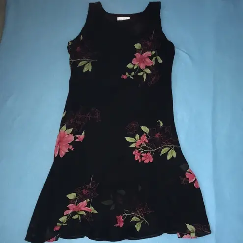 STUDIO 1 vintage lace trimmed blazer & floral tank tulip dress set NEW size 14