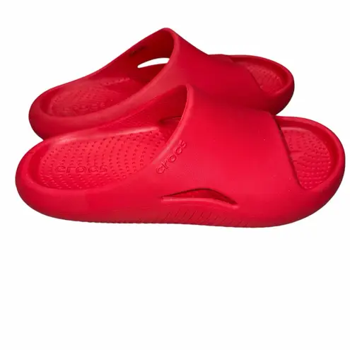 Crocs NEW  Red Mellow Recovery Slides Sandals Shoes Unisex Men’s 8 Women’s 10 thumbnail 2
