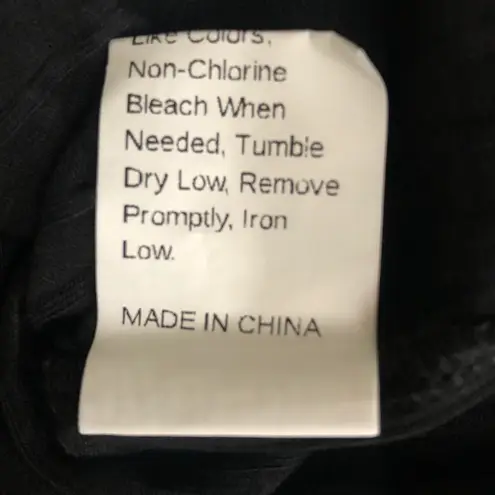 Rhinestone Sexy Front Lace Up Ribbed Knit Crop Top Black S