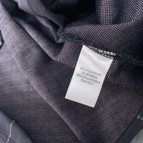 Vylette Women's Ponte Knit Mini Skirt Size Medium Elastic Waist Dark Plaid