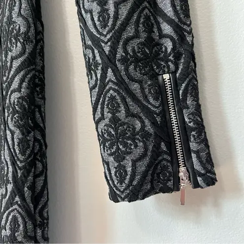 INC International Concepts Black Gray Patterned Knee Length Sheath Dress Size M Size M