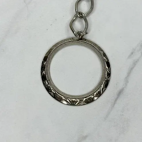 Simple Silver Tone Belly Body Metal Chain Link Belt Size Small S Medium M