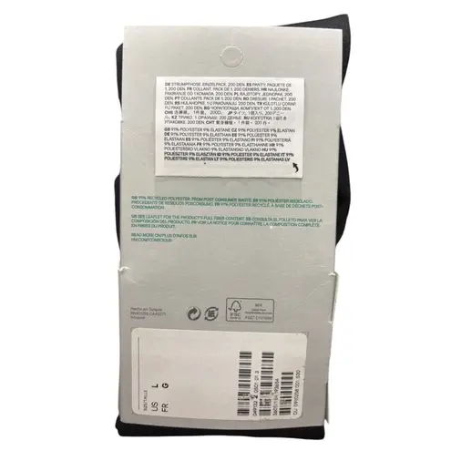 H&M NWT  Black Conscious Tights Women’s Large Classic Goth Whimsigoth Grunge - Image 2