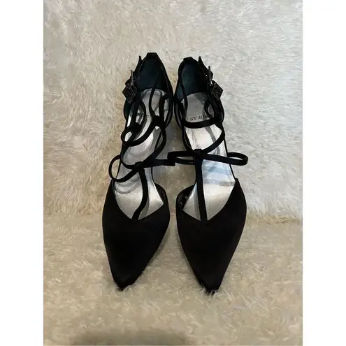 St. John satin shoes size 8