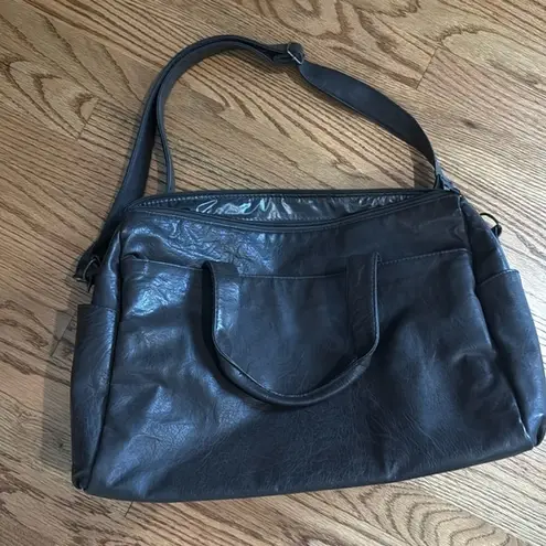 Vintage generation sport perfect condition dark brown, faux, leather duffel Brown