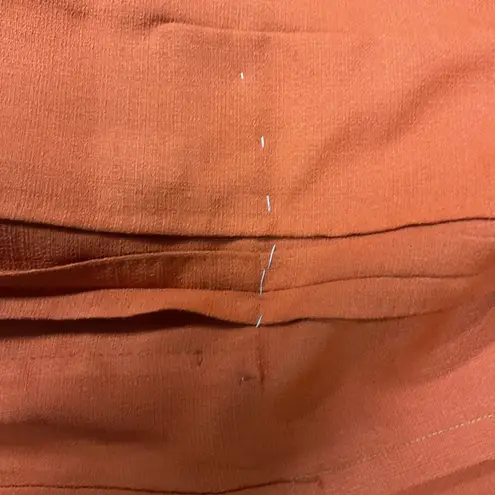 Vintage 70s Burnt Orange Blazer Jacket Dagger Collar Embellishments Formal Size XL