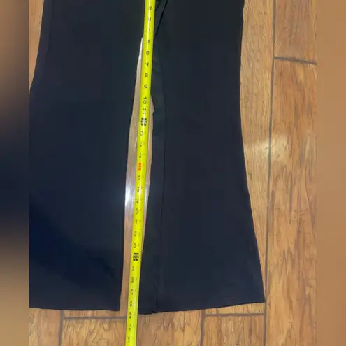 POP FIT black flared leggings pants EUC woman’s size XL