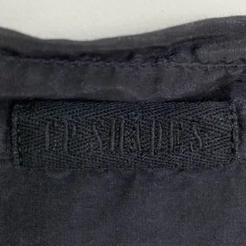 CP Shades Teton Tunic Top Cotton Silk Blend Black