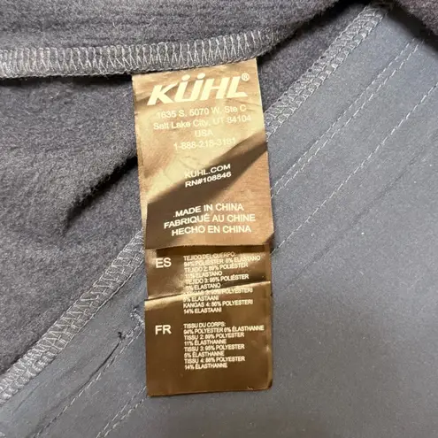 Kuhl Projekt Women’s Size M Full Zip Hooded Softshell Jacket Blue Gorpcore