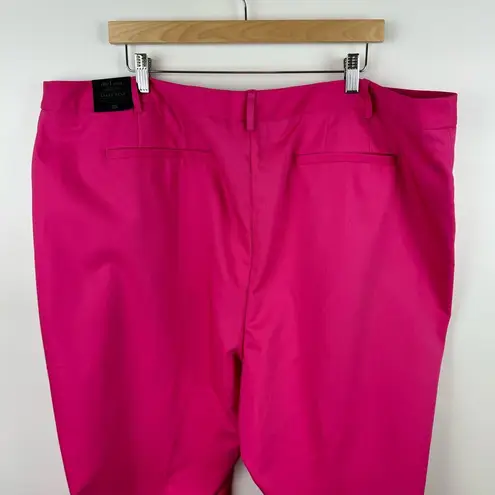 Lane Bryant NWT  Womens the Lena Curvy Fit Ankle Pant in Pink Sz 26 Office Career