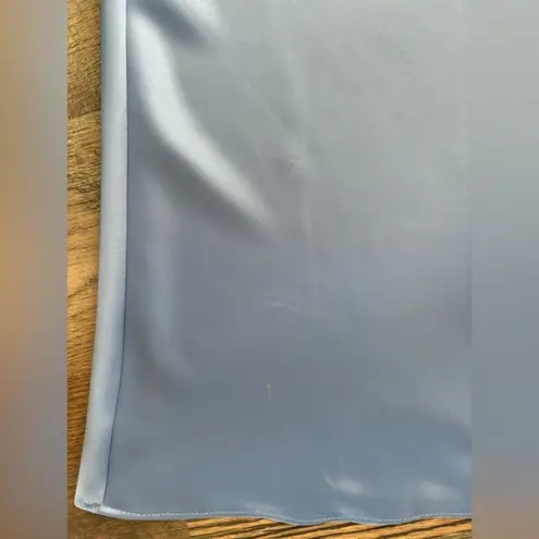 Alex Evenings Sequin Two-Piece Dress W/Jacket Blue Sz 12 Chiffon Midi A-line MOB