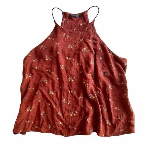 PaperMoon Brown Sleeveless Tank Top