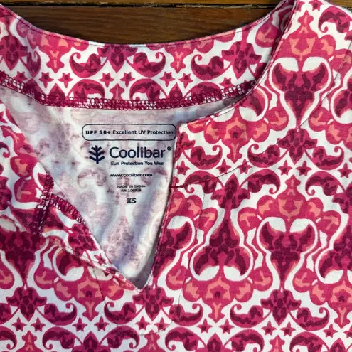 Coolibar UPF 50+ Women’s Pink Oceanside Tunic Dress ~ Size XS 💚🍄