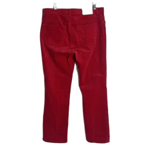 Lauren Jeans Co Ralph Lauren Pants Womens 12P Red Classic Straight Corduroy