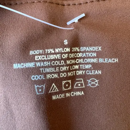 Amazon  Brown Long Sleeve Bodysuit thumbnail 8