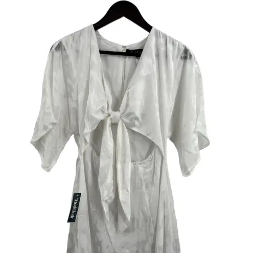 Hutch White Maxi Dress Cutout Size 4 New