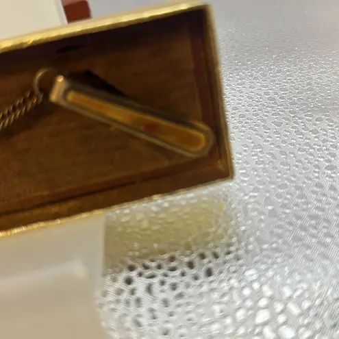 Vintage sweater guard. And the original box. Genuine cloisonné. 8 inches long