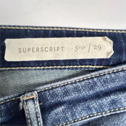 Pilcro and the Letterpress Pilcro Letterpress Anthropology High Rise Blue Jeans Size 29 Medium Wash Classic