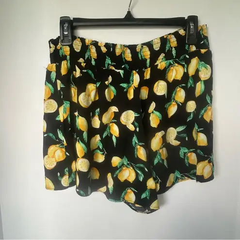 PINK - Victoria's Secret Victoria’s Secret Shorts Black / Lemon Print‎ Size Large