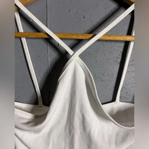 Wilfred Free Aritzia Women's Cropped Tank Top crop top in White Size Medium