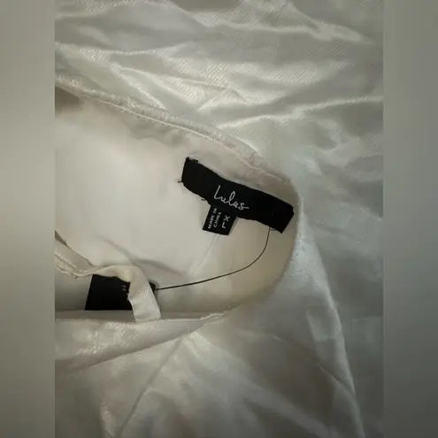 Lulus Sophisticated Selection White Sleeveless Backless Mini
Dress Size XL