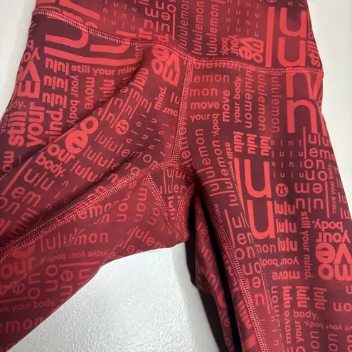  Wunder Train Contour Fit High Rise Tight 25” in Lululemon Ombré Red - Image 6