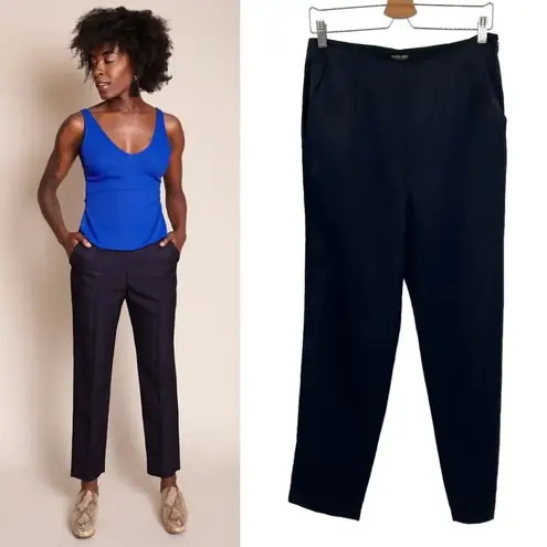 Rachel Comey Prime Pant in Fluid Linen Midnight Navy Blue Size US 6