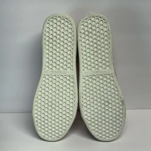 Vionic Shoes Woman's 7 Pink Canvas Lace Up Sunny Pisces Arch Support Comfort