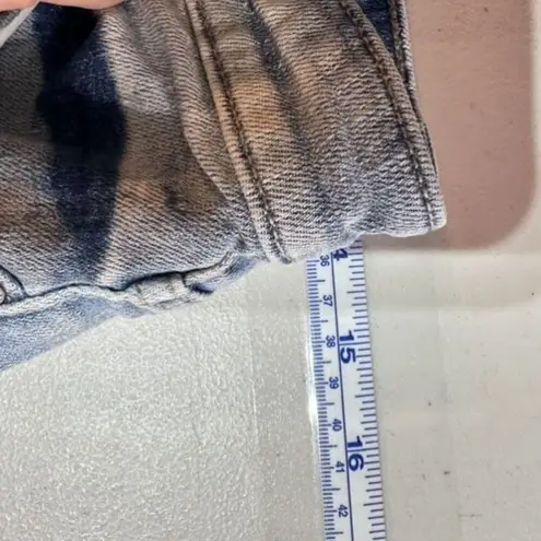 Eunina Jeans Tobi Super High Rise Mom Jeans Crop Size 7 Dostressed Torn Ripped