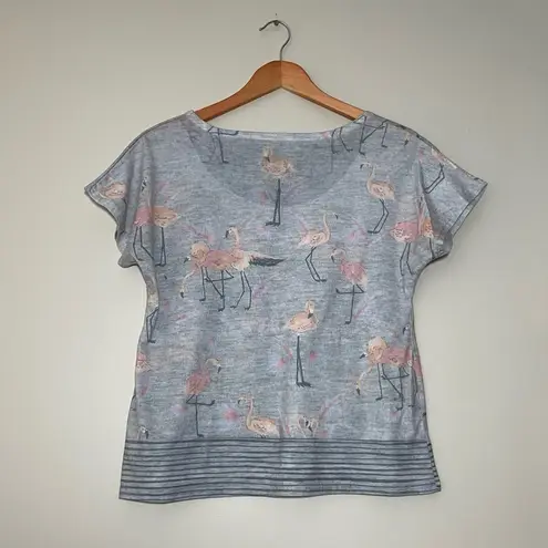Anthropologie  Flamingo Printed Tee - Image 4