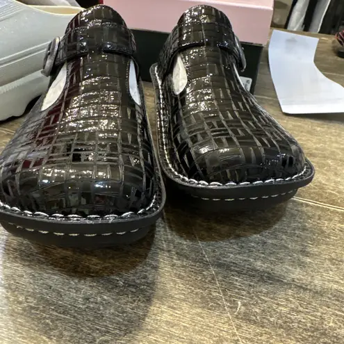 Alegria Women's Clog Shoes Classic Score Mule Size 9 Black Buckle