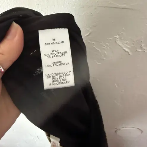 Peach Leopard Print Mesh Maxi Skirt Slit Size M Going Out Party Rock 2010s Brown Size M