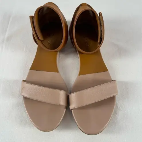 Chloé Chloe’ Gala Leather Strap Sandals in Pastel Blush Size 6 with Box