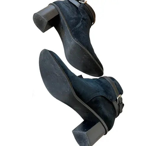 Karen Millen Suede Buckle Ankle Boot 2.5 Heel 9/40