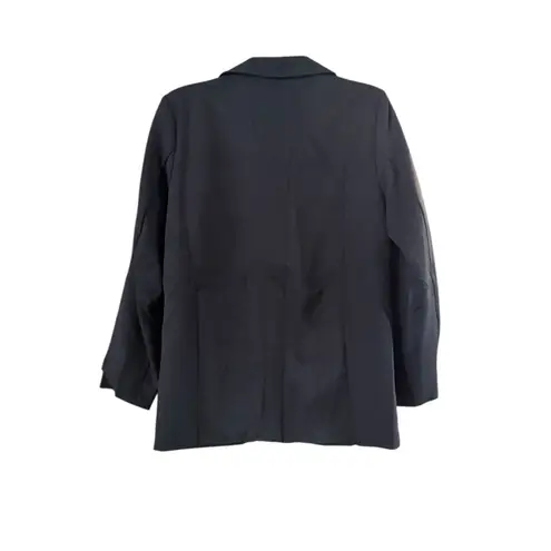 Women's Nash Grey Black Blazer with Leopard Print Lining S