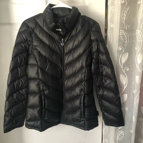 Calvin Klein  packable lightweight premium down puffer jacket women sz S zip up