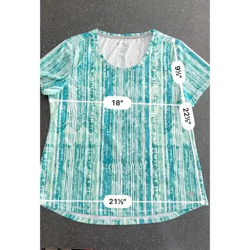 Reel Legends Girls Blue V-Neck Athletic Shirt size PL