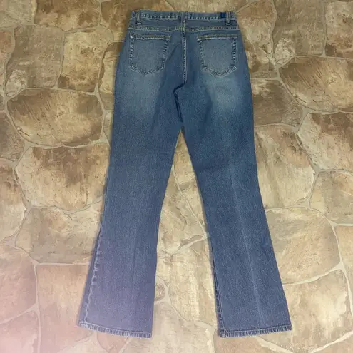 Steve & Barry's Dungarees Y2k Vintage Rigid Denim High Rise Boot Cut Mom Jeans 8