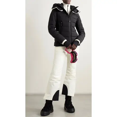 Moncler Grenoble Lamoura Hooded Grosgrain Trimmed Quilted Down Ski Jacket