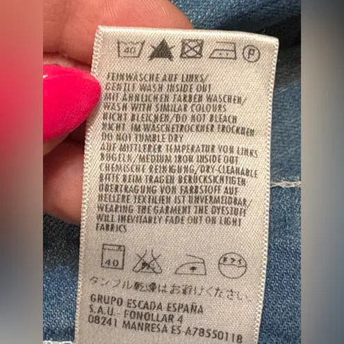 Escada “Kate” Women's Light Blue Boot Cut Jeans Size undefined