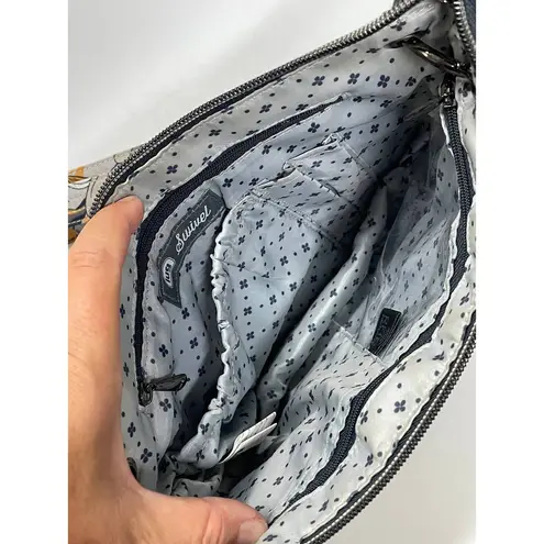 Lug Swivel Convertible Crossbody Bag Lily Grey RFID Protected