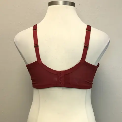 Cacique High Neck Red Lace Balconette Bra - Size 44DDD