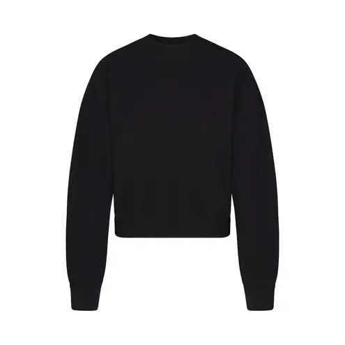 SKIMS cooton fleece CLASSIC CREWNECK