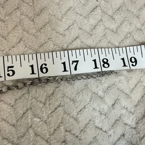 Boho Y2K Silver Tone Turquoise Colored Tribal Statement Necklace Festival Vibes