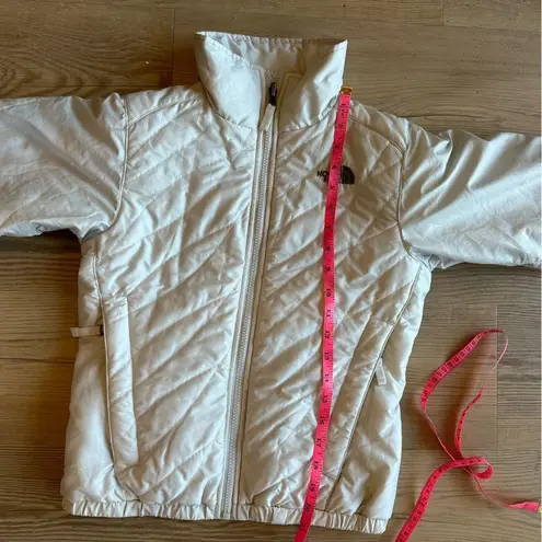 The North Face  White Puffer jacket, size XS, full zip coat