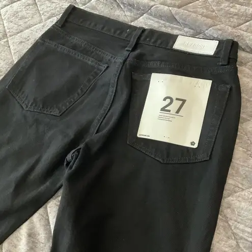 RE/DONE 70s Low Rise rider Bell Bottom Black Jeans Size 27 NEW vintage flare leg