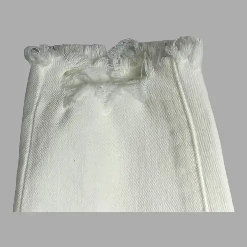 New KANCAN Size 3/25 Button Fly High Rise Denim Jeans White Skinny Stretch