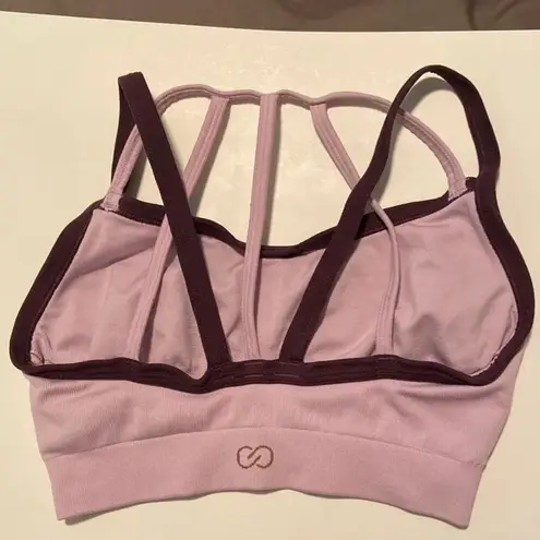 Calia Two Tone Purple Strappy Sports Bra