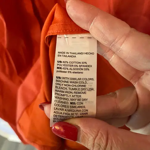 Chico's NWT  Coral Pink No Iron Shirtdress Button Down Women size 1 / Medium / 8